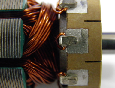 Armature fusing machine